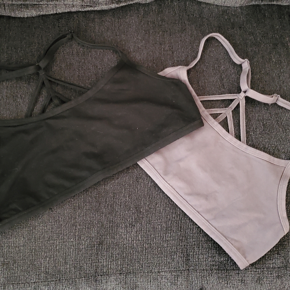 Victoria's Secret Pink Strappy Back Bralette Set of 2 - Picture 11 of 11